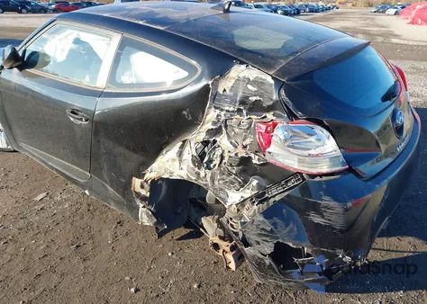 2013 Hyundai Veloster Base W/Gray из США, поврежденный, VIN KMHTC6AD2DU162666